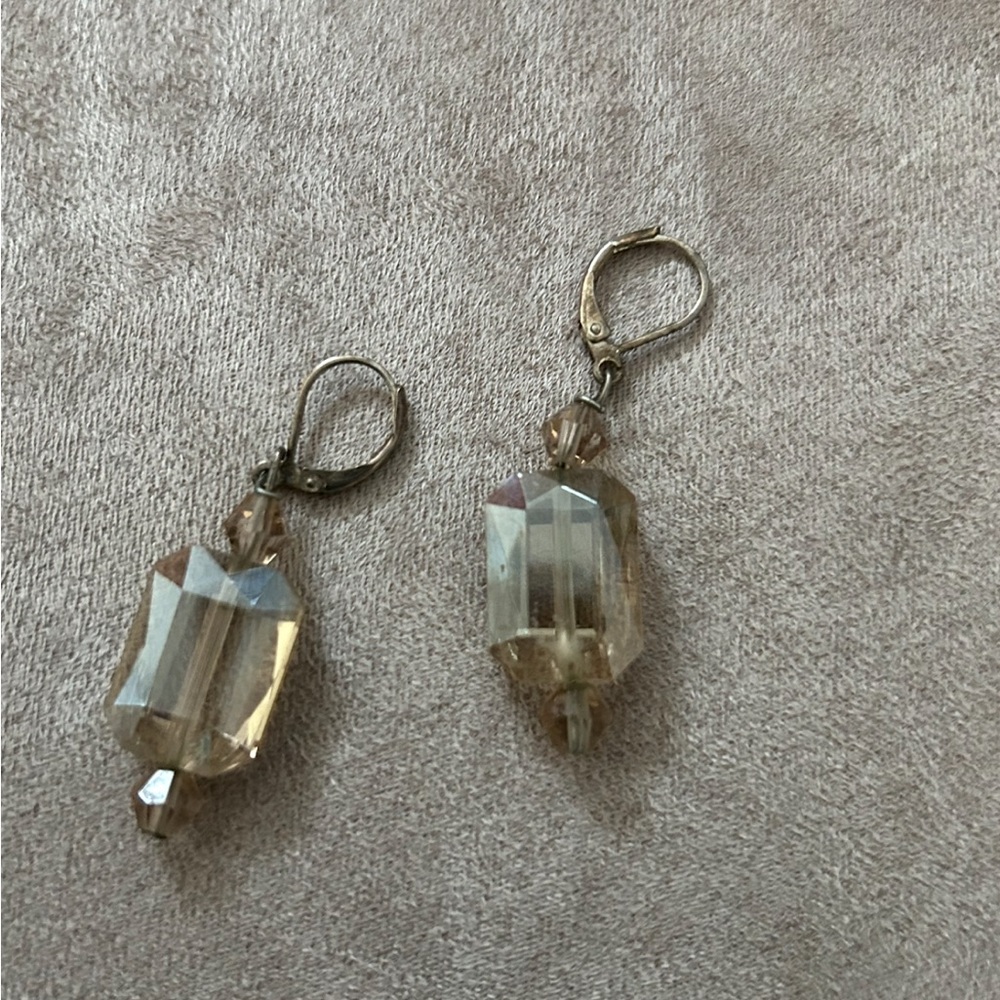 Elegant Crystal Drop Earrings